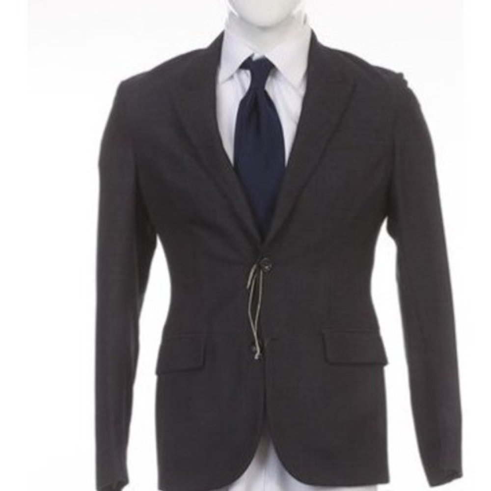 Louis Vuitton Men's Gray Wool Blazer‎ Sport Coat 48 EU / 38R Made in France